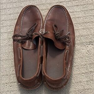 Cole Haan Brown Leather Boat Shoes